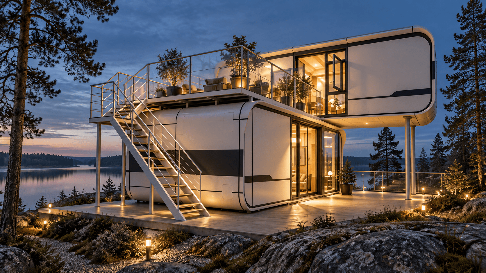 Architecture on two levels.